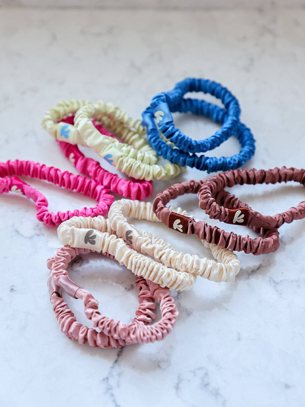 Skinny Satin Sleep Scrunchie Set: Colors