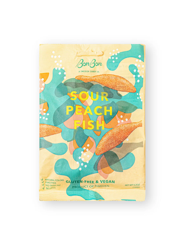 Sour Peach Fish Swedish Candy