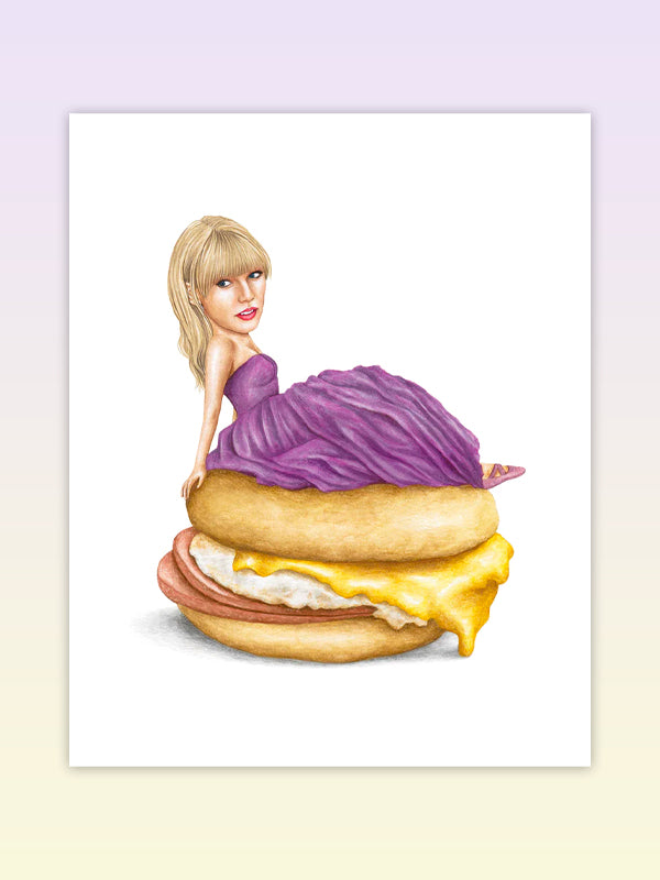 Taylor Print: 8 x 10 - Speak Now/Ham Egg Cheese (FINAL SALE)