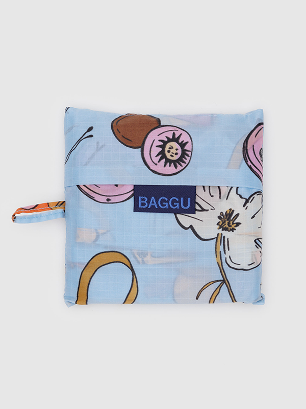 Standard Baggu 'Get Ready With Me' tote bag featuring a fun, trendy design, ideal for carrying essentials while adding a stylish touch to your day.