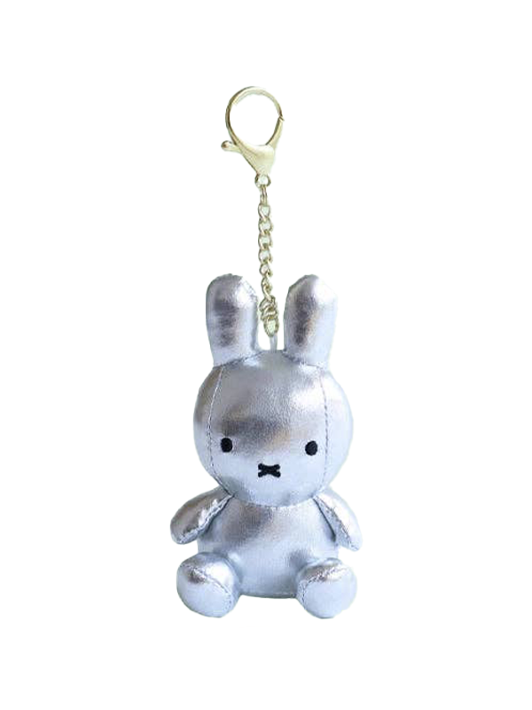 Glow-in-the-Dark Miffy Bag Charm: Silver