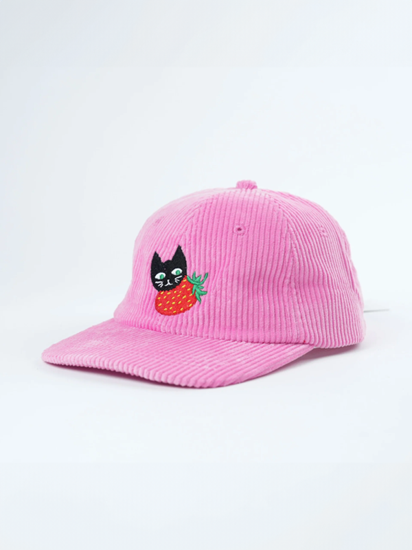 Kids Strawberry Eater Corduroy Hat