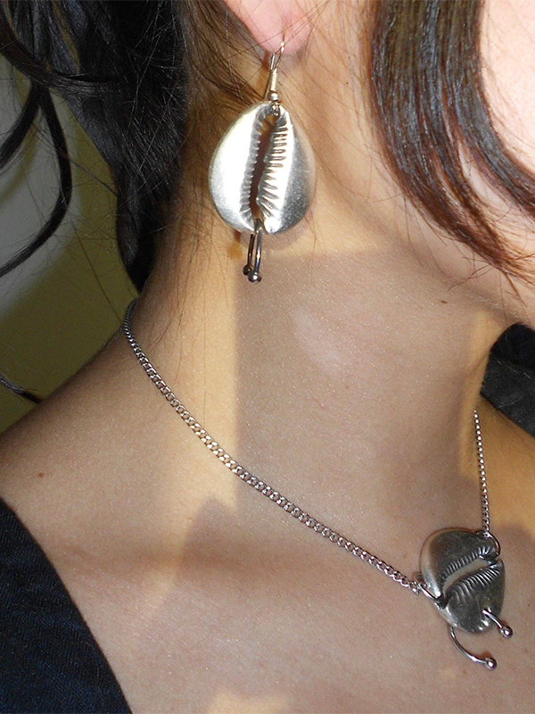 Swept Up Earrings: Silver