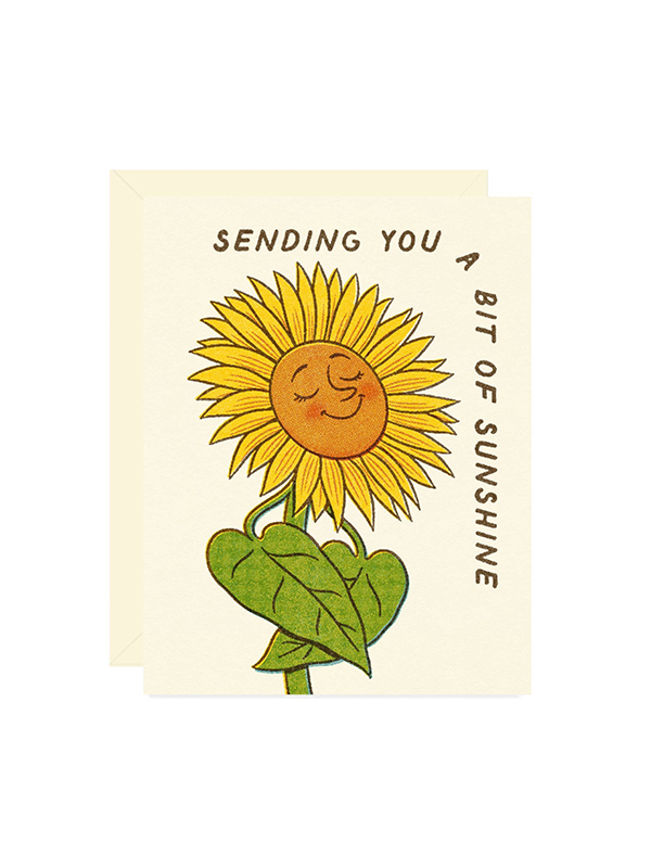 Sunflower Encouragement Card