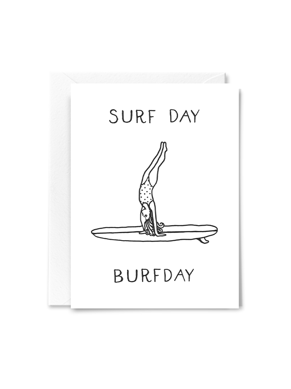 Surf Day Birthday Card