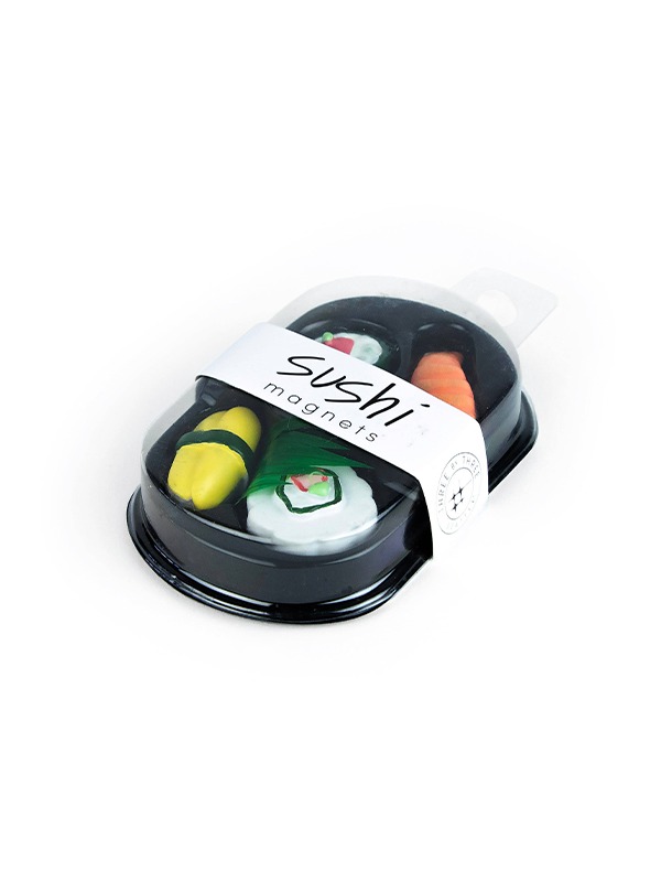 Sushi Magnets in Bento Box: Set of 4