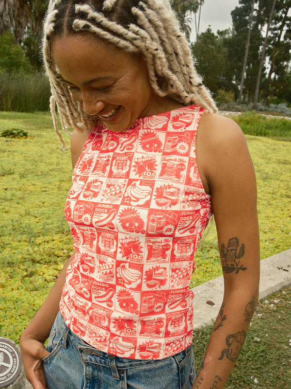 Connie Coupon Boatneck Tank