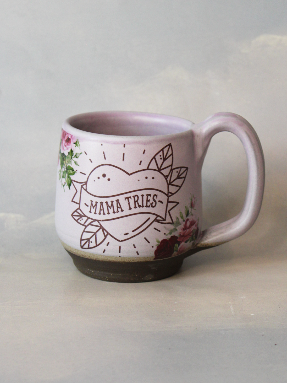 Mug: Mama Tries (Lavender)