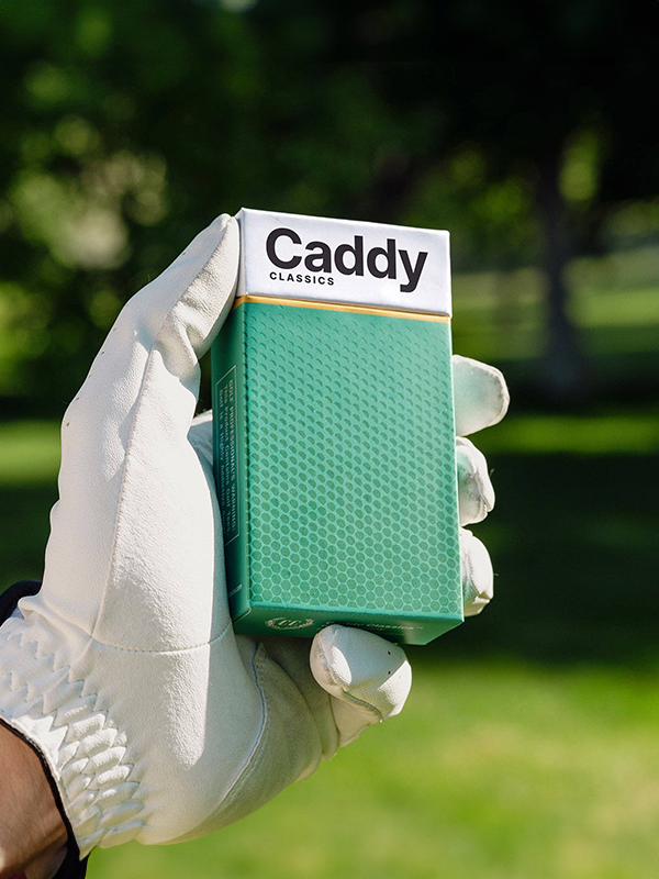 Cigarette Golf Tee Holder and Tees: Menthol