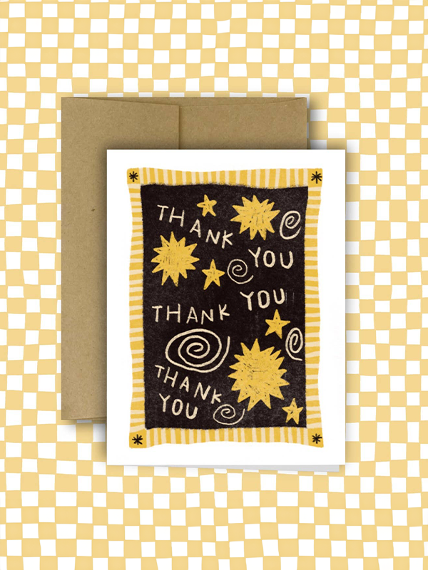 Star Thank You Card