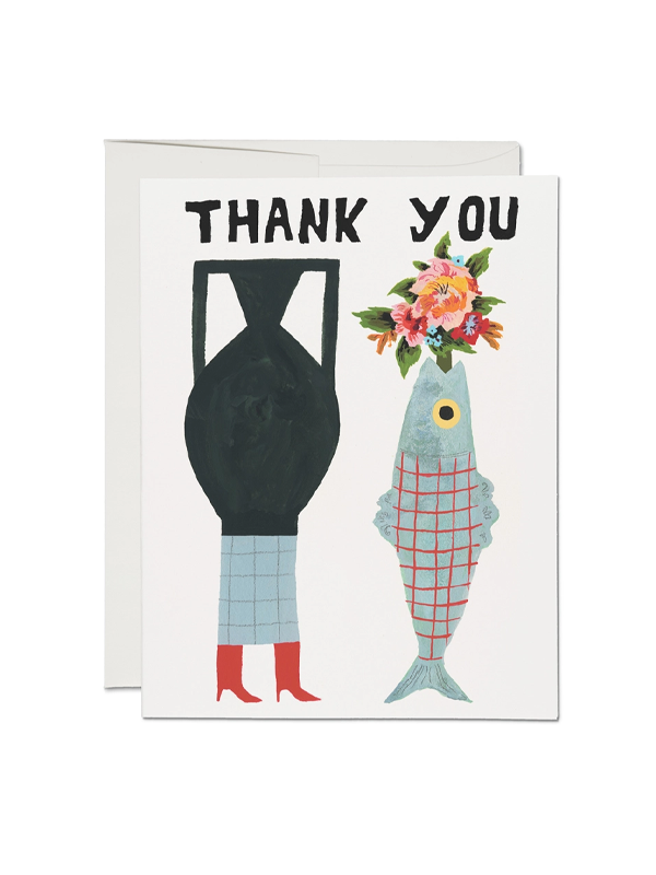 Vases Thank You Card