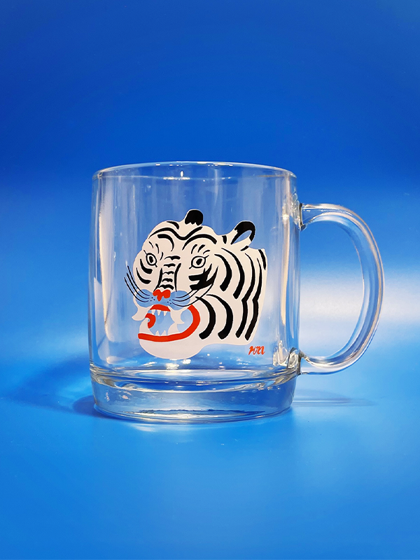 Tiger Glass Mug