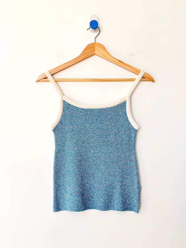 Lily Sweater Cami: Blue Stripe