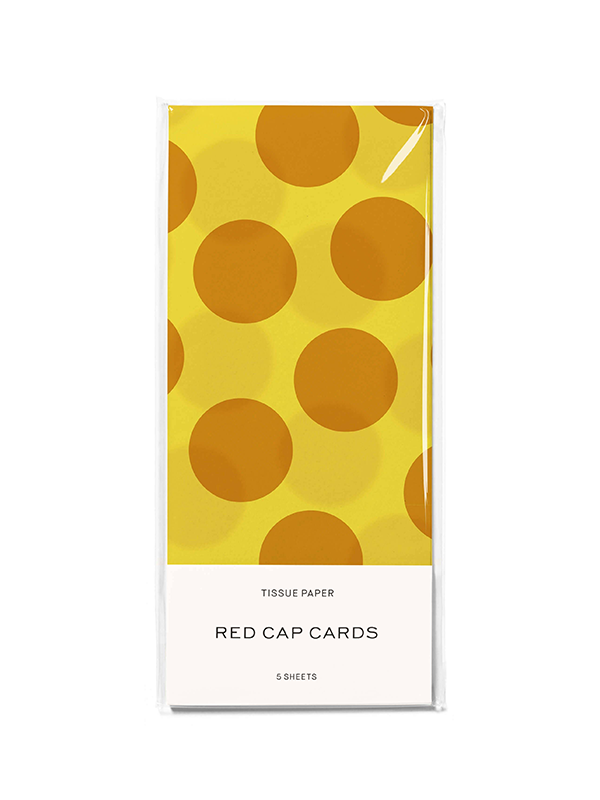 Gold and Yellow Dots Tissue Paper