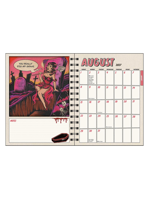 Tragic Girls 2027 Planner Calendar