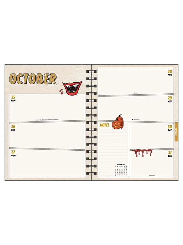 Tragic Girls 2027 Planner Calendar