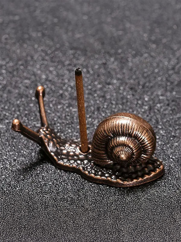 Mini Incense Holder: Snail (Copper)