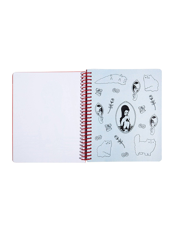 Love Cats Blanco Spiral Notebook