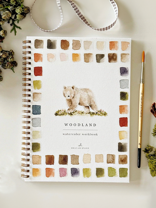 Watercolor Workbook: Woodland