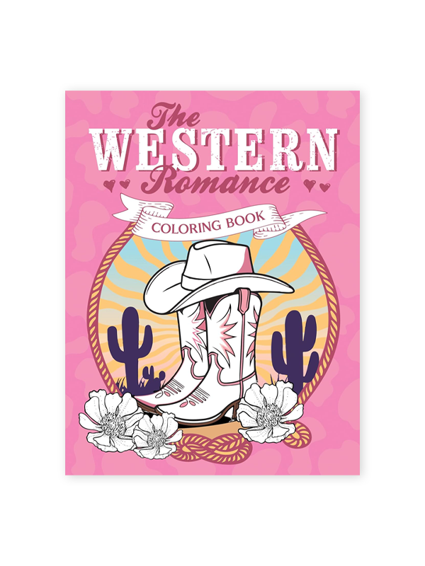 The Western Romance Coloring Book