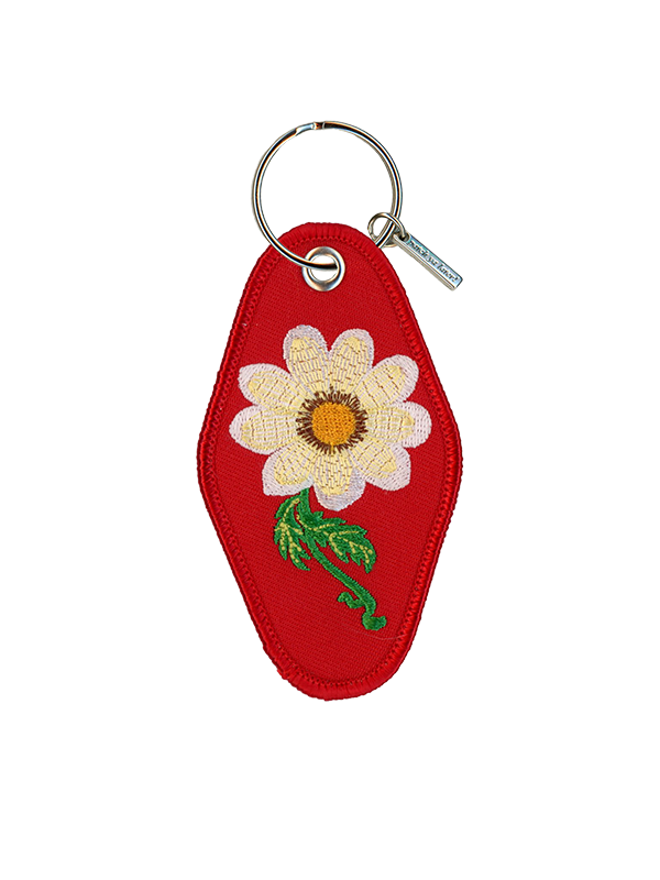 Embroidered Keychain: Walk On