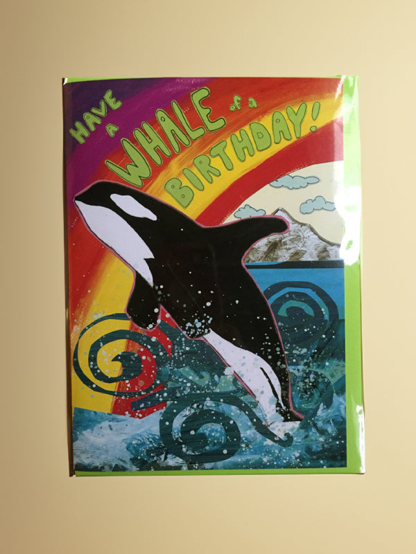 Whale Birthday Card