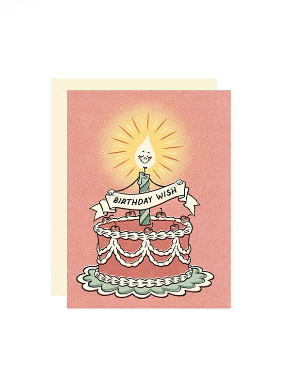 Birthday Candle Wish Card
