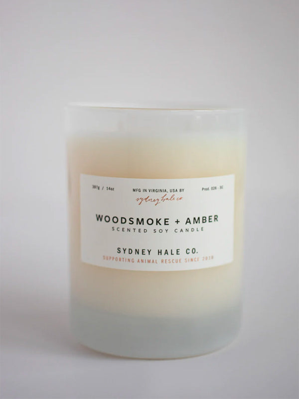 Stone Candles Sandalwood + Teak Coconut Wax Candle 7.2 oz