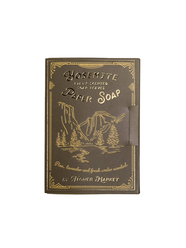 Paper Soap: Yosemite (Pine, Lavender, Fresh Water Scent)