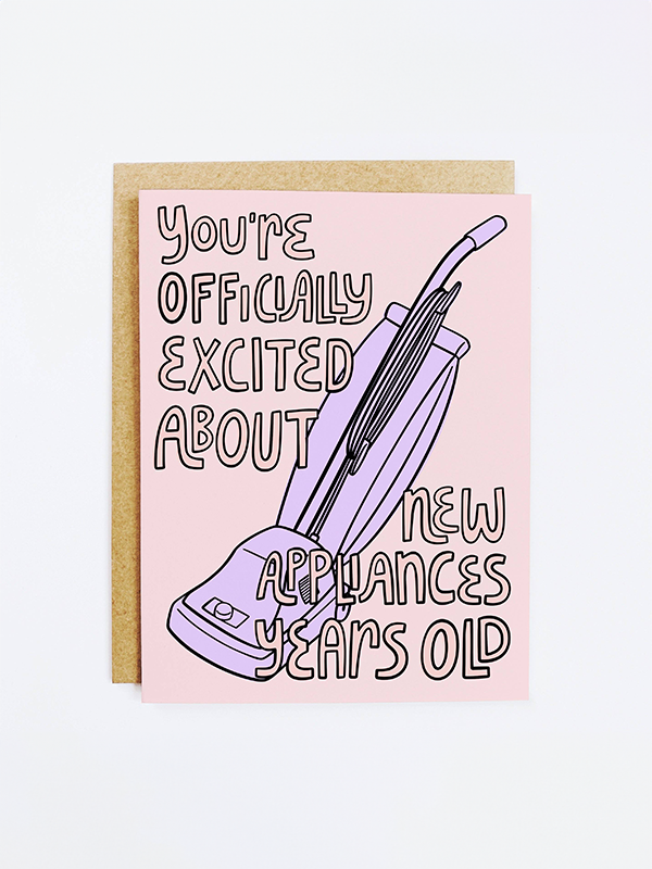 New Appliances Birthday Card