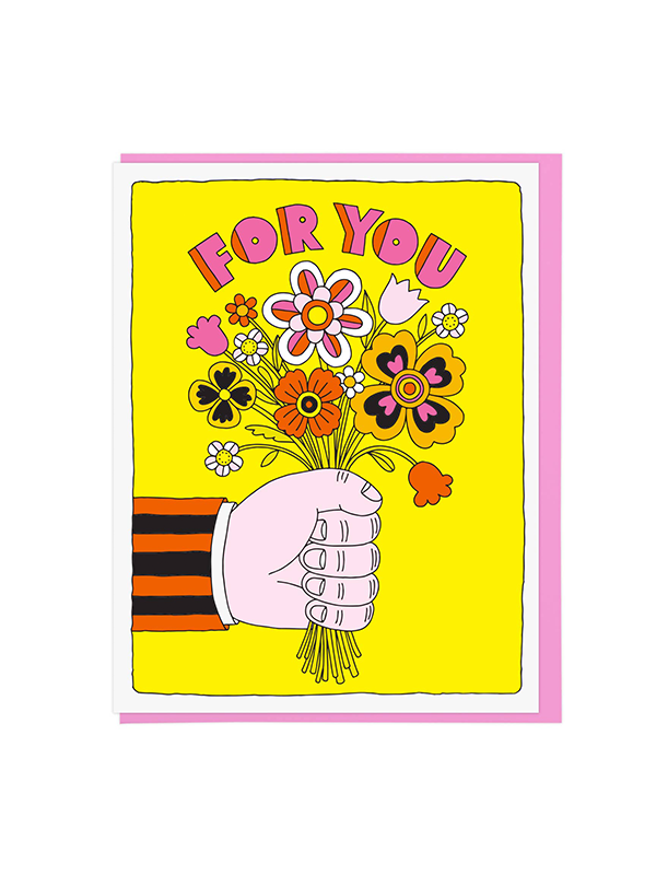 For You Flowers Card