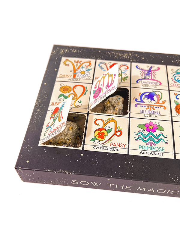 Zodiac Flower Seed Ball Planting Set