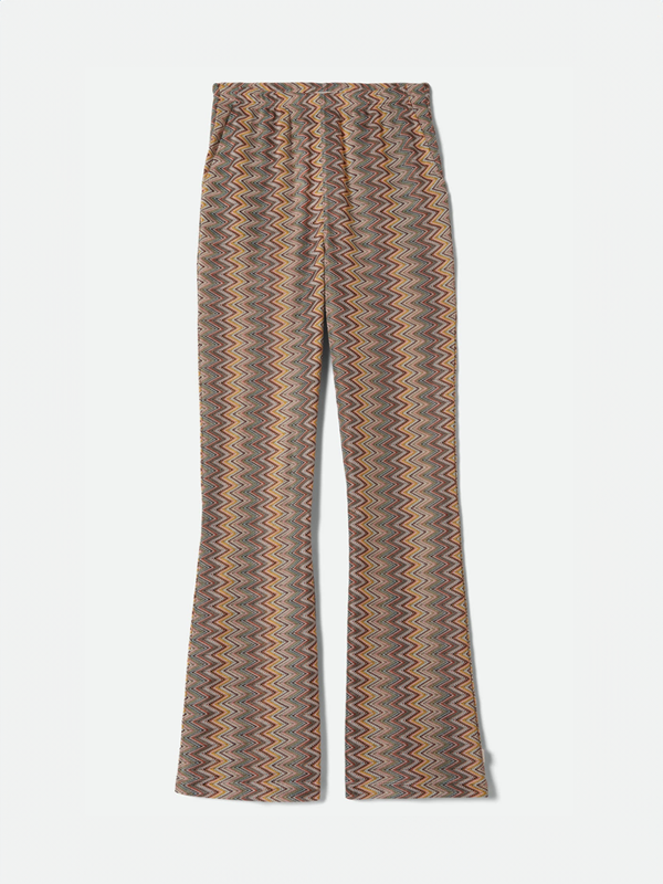 The Cabana Mesh Lounge Pant: Multi Color Zigzag
