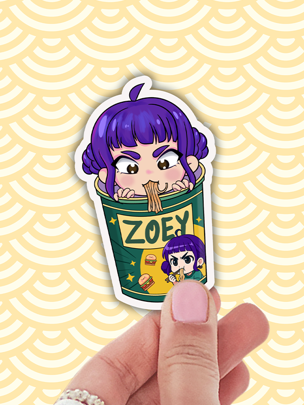 Zoey KPop Demon Hunters Sticker
