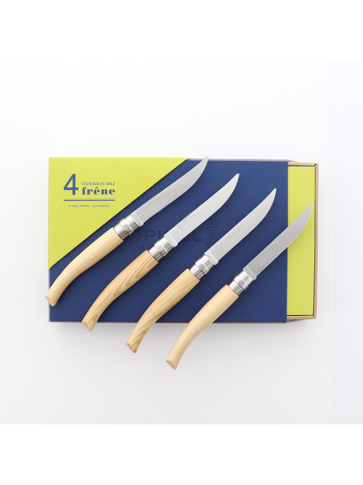 Set of 4 Chic Ash Wood Steak Knives – Edge of Urge