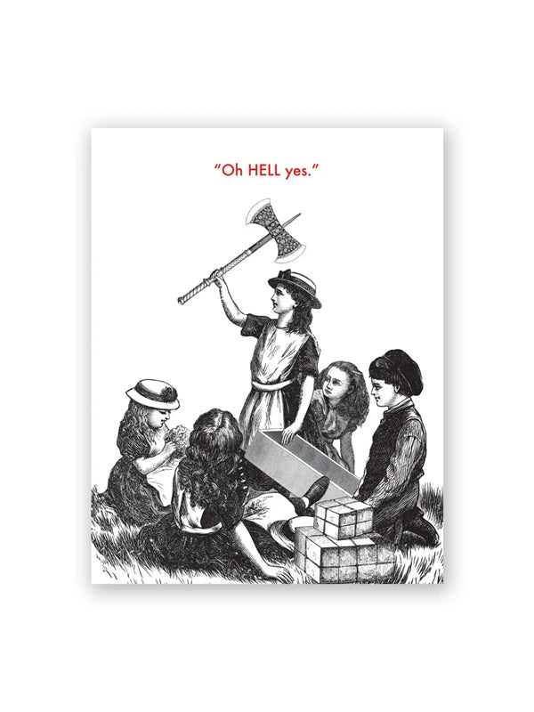 Axe Birthday Card