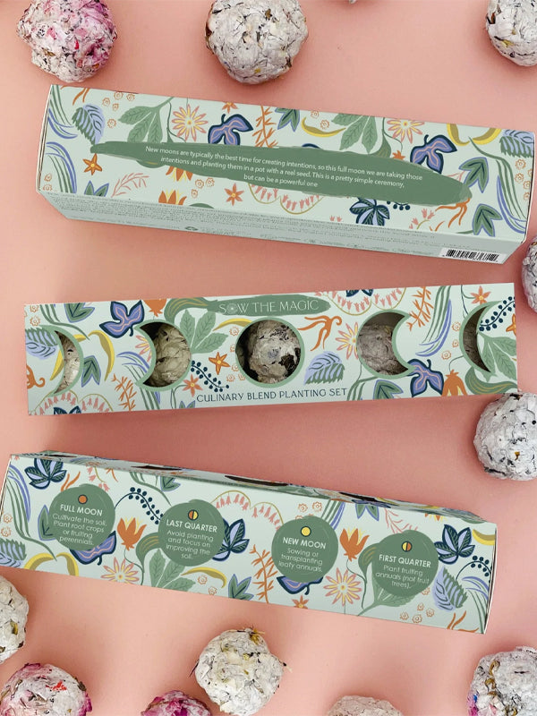 Moon Phase Culinary Seed Planting Set