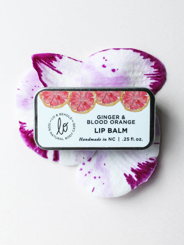 Ginger and Blood Orange Lip Balm