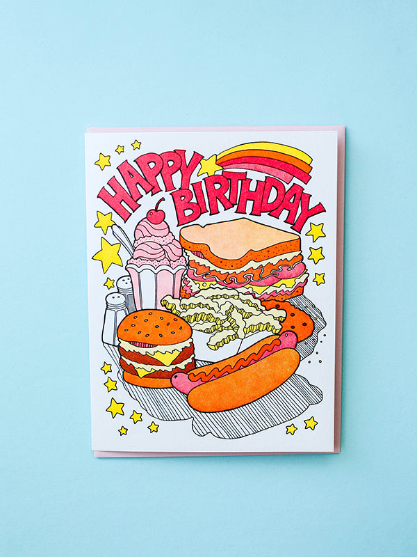 Fast Food Happy Birthday 