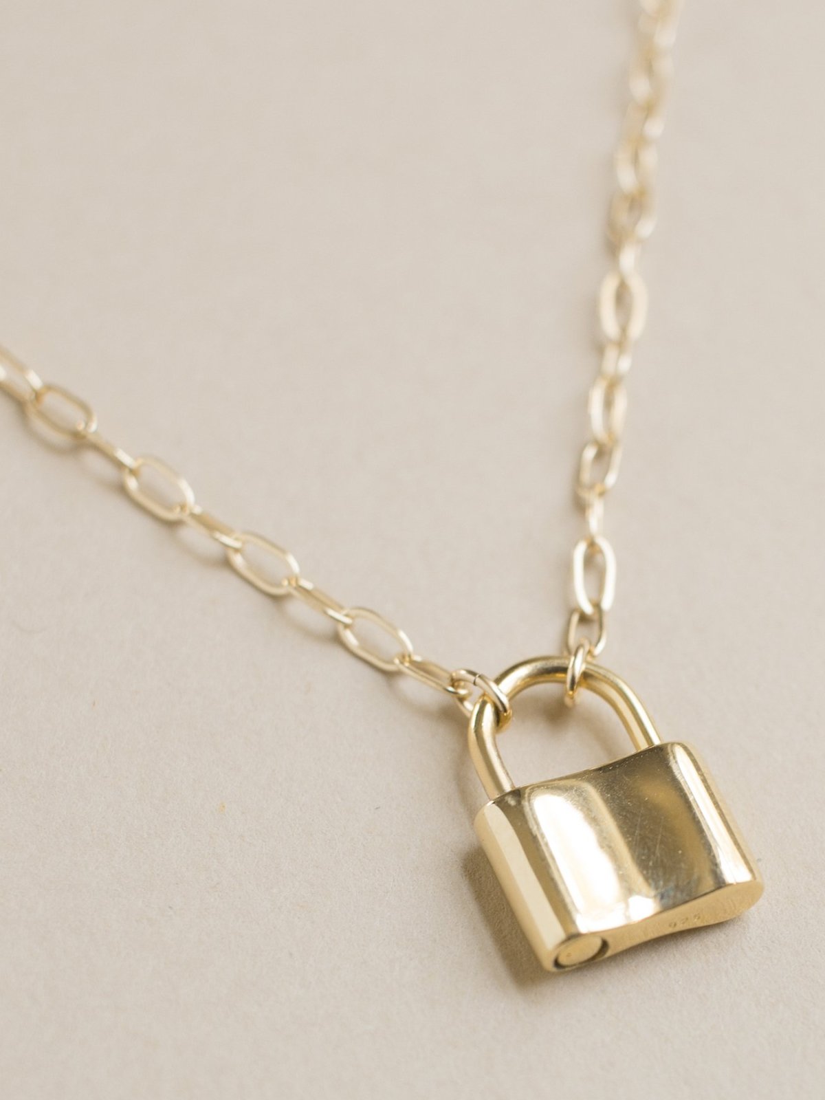 merewif holmes necklace gold plate