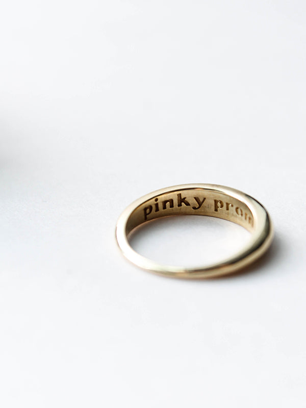 Pinky Promise Ring: Gold Plated – Edge of Urge