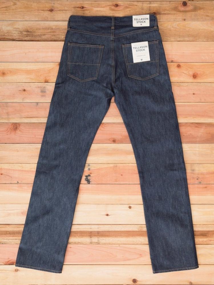tellason stock straight leg jeans men's denim